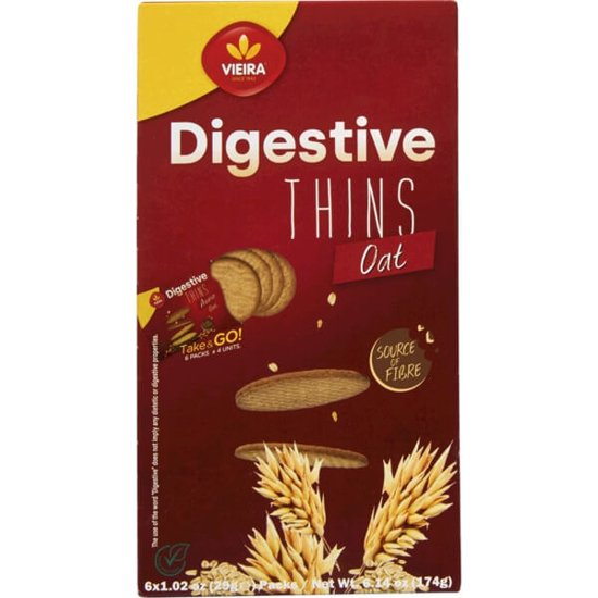 Imagem de Bolachas Thins de Aveia VIEIRA DIGESTIVE emb.174g