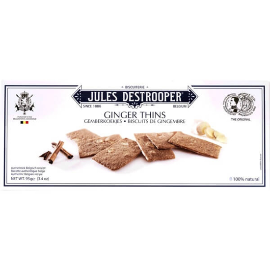 Imagem de Bolachas Thins de Gengibre JULES DESTROOPER emb.95g