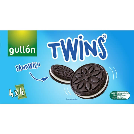 Imagem de Bolachas Twins Sandwich GULLÓN Pack 4 emb.176g