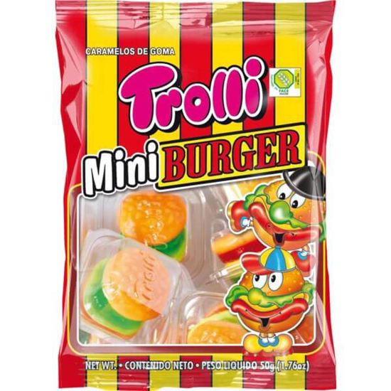 Imagem de Gomas Mini Burguer TROLLI emb.50g
