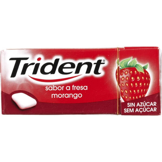 Imagem de Pastilhas de Morango sem Açúcar TRIDENT emb.14,5g