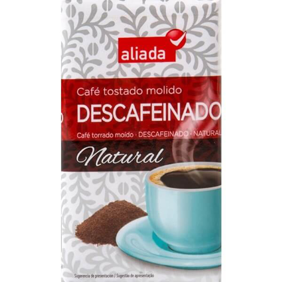 Imagem de Café Descafeinado Torrado Moído Natural ALIADA emb.250g