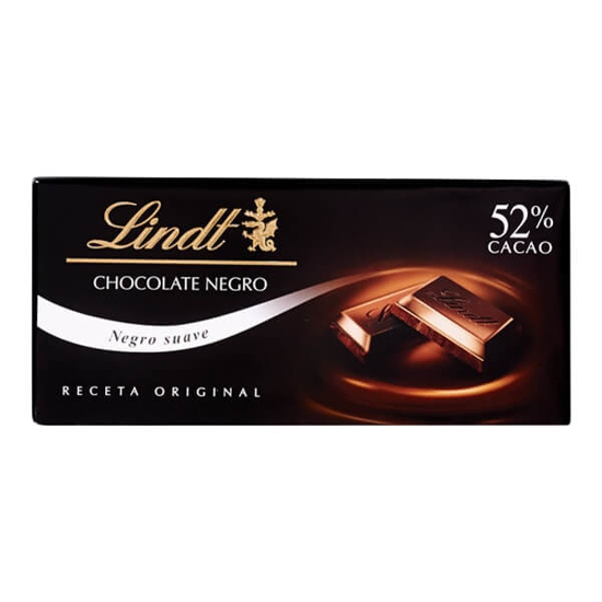 Imagem de Chocolate Preto 52% Cacau LINDT emb.125g