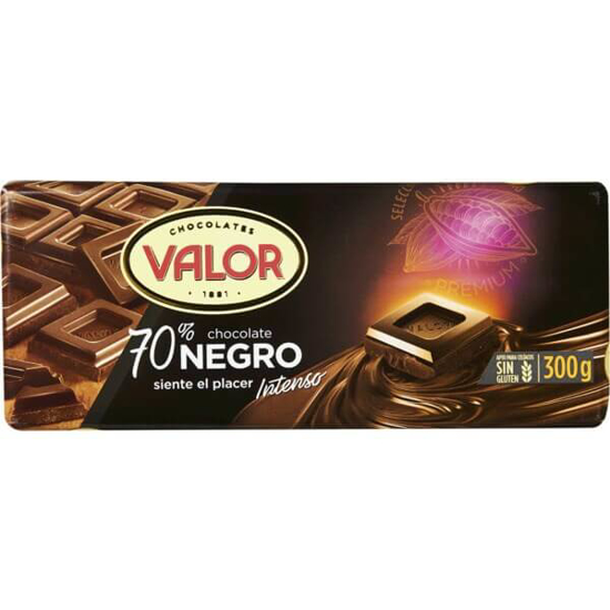 Imagem de Chocolate Preto 70% sem Glúten VALOR emb.300g