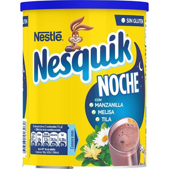 Imagem de Achocolatado em Pó sem Glúten NESTLÉ NESQUIK NOCHE emb.400g