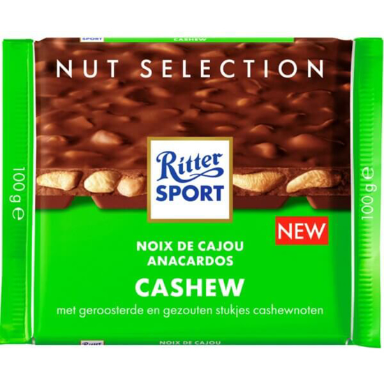 Imagem de Chocolate de Leite com Caju RITTER SPORT emb.100g