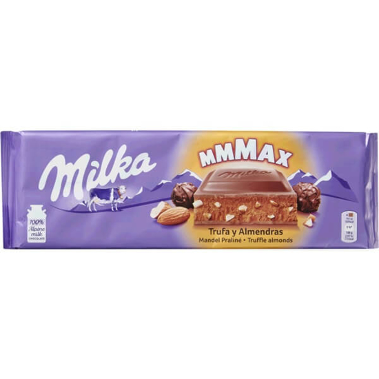 Imagem de Chocolate de Trufa com Amêndoas MILKA emb.300g