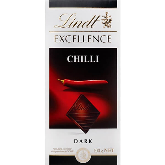 Imagem de Tablete de Chocolate Negro Excellence e Chili LINDT emb.100g