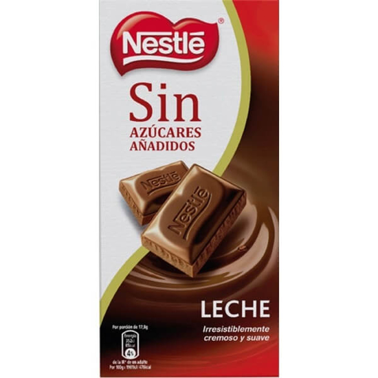 Imagem de Chocolate de Leite sem Açúcar NESTLÉ emb.125g