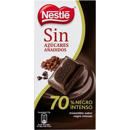 Imagem de Chocolate Preto 70% sem Açúcar NESTLÉ emb.125g