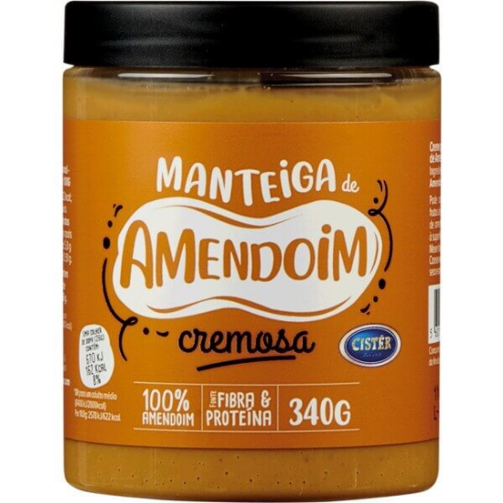 Imagem de Manteiga de Amendoim Cremosa CISTER frasco 340g