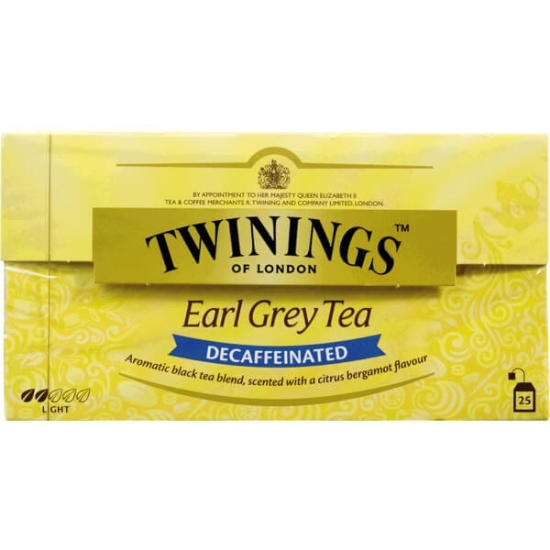 Imagem de Chá Earl Grey Descafeinado TWININGS emb.25 unidades