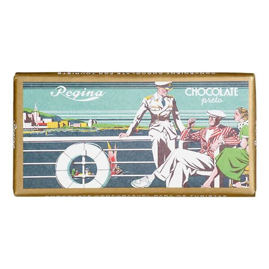 Imagem de Chocolate de Leite Preto com Amêndoas Turista REGINA emb.100g