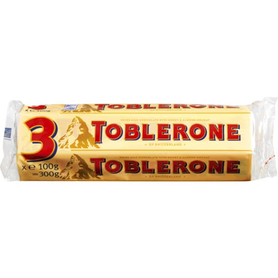 Imagem de Chocolate TOBLERONE Pack 3 x 100 g emb.300g