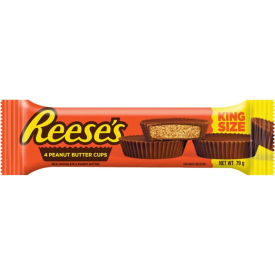 Imagem de Chocolate de Leite com Manteiga de Amendoim 4 Cups King Size REESE'S emb.79g