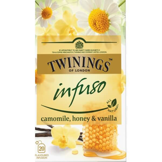 Imagem de Tisana Camomila, Mel e Baunilha TWININGS emb.20 unidades