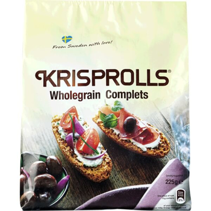 Mostrar detalhes para Tostas Integrais KRISPROLLS emb.225g Imagem de Tostas Integrais KRISPROLLS emb.225g