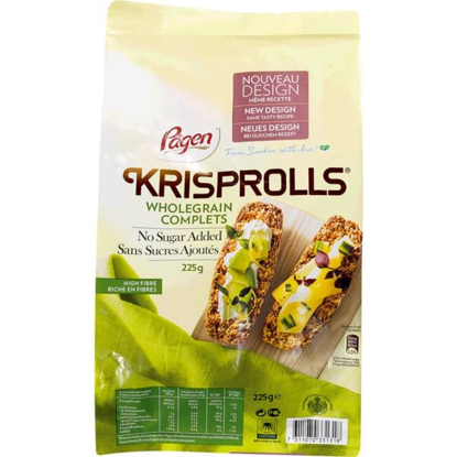 Mostrar detalhes para Tostas Integrais Natura KRISPROLLS emb.225g Imagem de Tostas Integrais Natura KRISPROLLS emb.225g