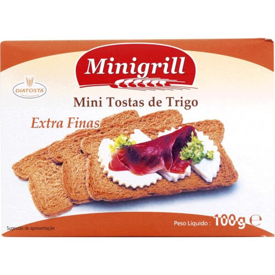 Imagem de Mini Tostas de Trigo Normais MINIGRILL emb.100g