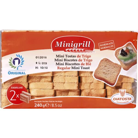 Imagem de Mini Tostas de Trigo MINIGRILL emb.240g