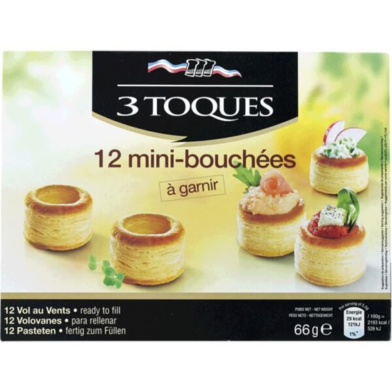 Imagem de Mini Bouchées 3 TOQUES Pack 12 emb.66g