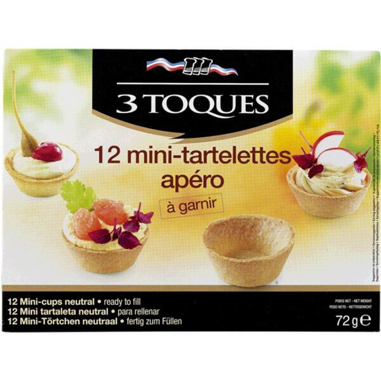 Imagem de 12 Mini Tartes 3 TOQUES emb.72g