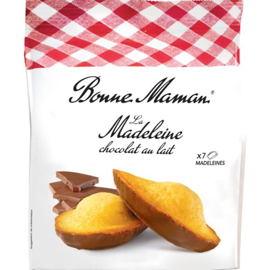 Imagem de Madalenas de Manteiga com Chocolate de Leite BONNE MAMAN emb.210g