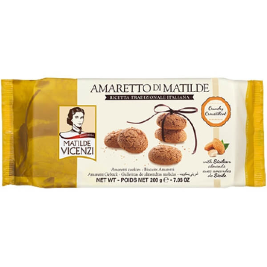 Imagem de Bolos Amaretto de Itália MATILDE VICENZI emb.200g