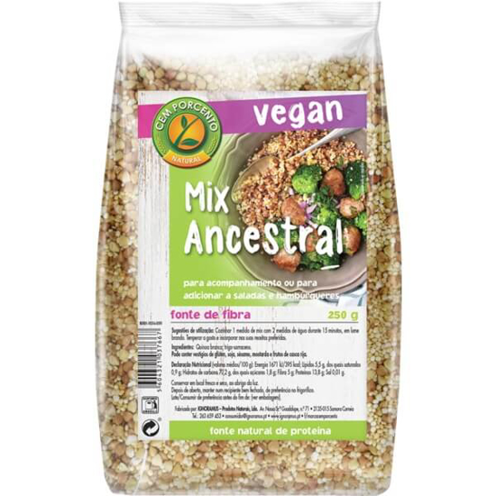 Imagem de Mix Ancestral Vegan CEM PORCENTO emb.250g