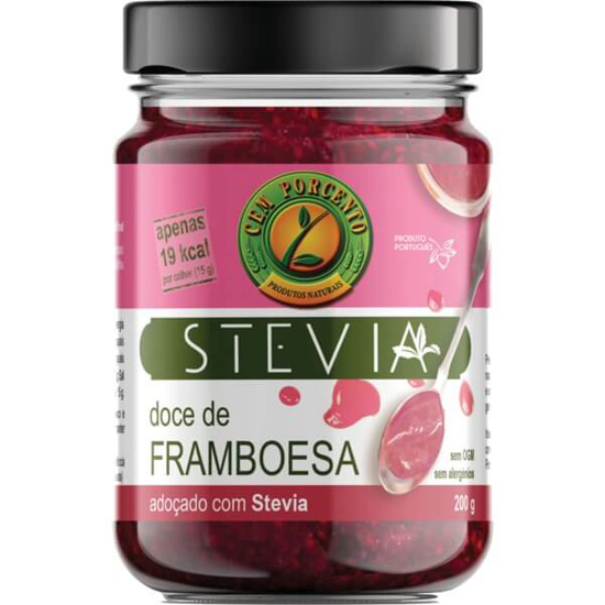 Imagem de Doce de Framboesa com Stevia CEM PORCENTO emb.200g