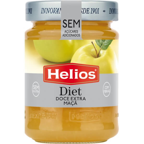 Imagem de Doce Extra de Maçã sem Glúten HELIOS DIET frasco 280g