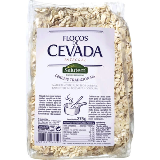 Imagem de Flocos de Cevada Integral SALUTEM emb.375g