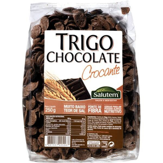 Imagem de Cereais de Trigo com Chocolate SALUTEM emb.250g