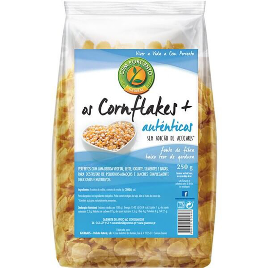 Imagem de Cornflakes sem Açúcar CEM PORCENTO emb.250g