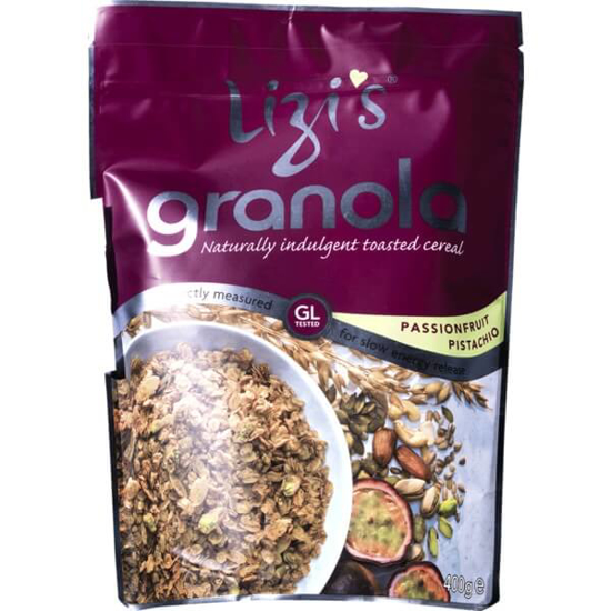 Imagem de Granola Maracujá e Pistachos LIZI'S emb.400g