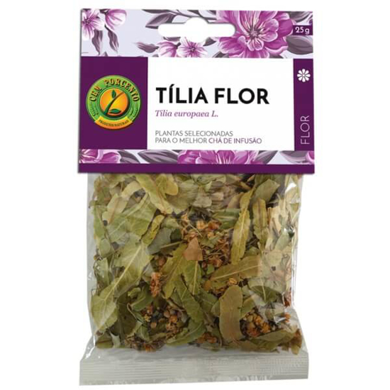 Imagem de Chá para Infusão Tília Flor CEM PORCENTO emb.25g