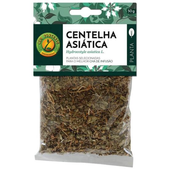 Imagem de Chá para Infusão Centelha Asiática CEM PORCENTO emb.50g