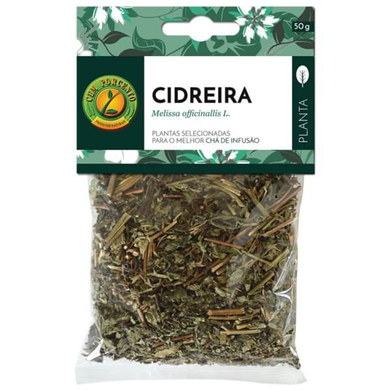 Imagem de Chá para Infusão Cidreira CEM PORCENTO emb.50g