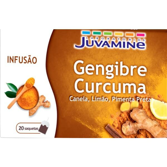 Imagem de Infusão Gengibre Curcuma JUVAMINE emb.20 unidades