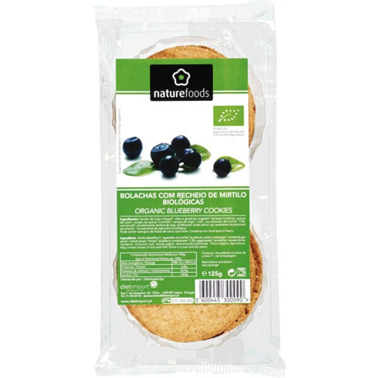 Imagem de Bolachas com Recheio de Mirtilo Biológicas NATUREFOODS emb.175g