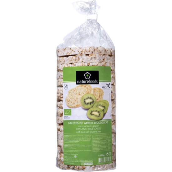 Imagem de Tortas de Arroz com Sal Biológicas NATUREFOODS emb.120g