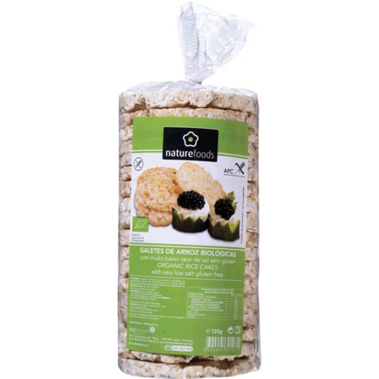 Imagem de Tortas de Arroz sem Sal Biológicas NATUREFOODS emb.120g