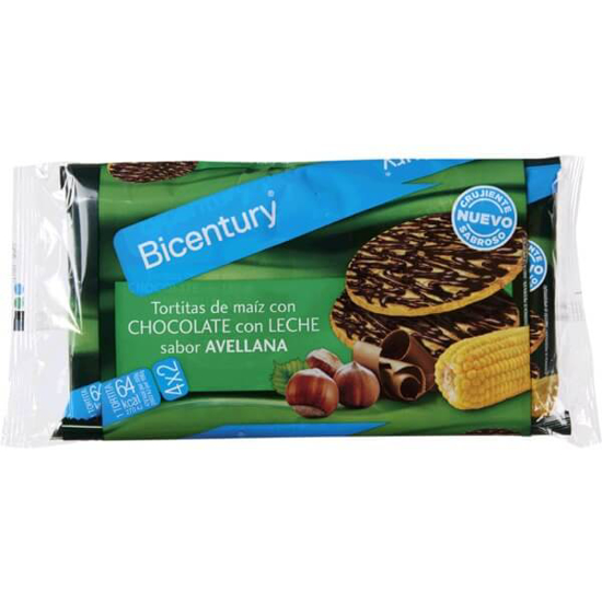 Imagem de Tortitas de Chocolate de Leite Kids BICENTURY NACKIS emb.108g