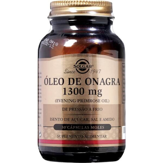 Imagem de Óleo de Onagra 1300 mg SOLGAR frasco 30 cápsulas