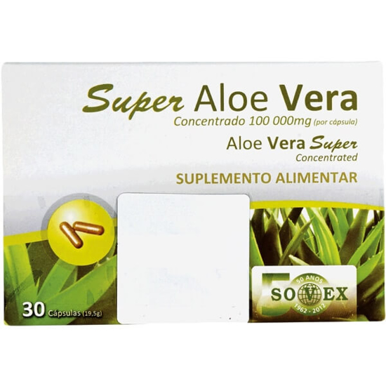 Imagem de Super Aloe Vera 100.000 Mg por Cápsula SOVEX emb.30 cápsulas