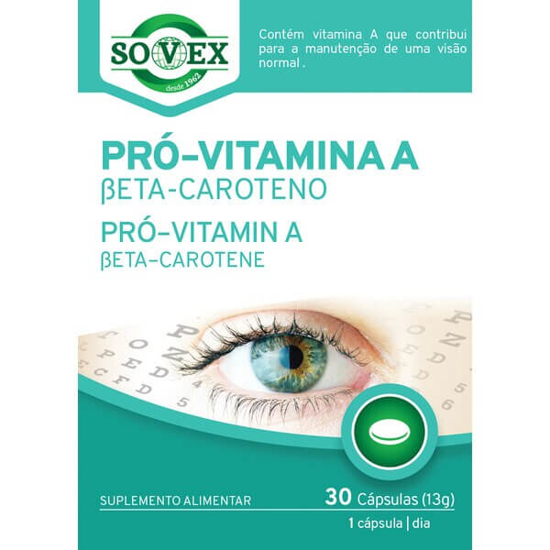 Imagem de Provitamina A SOVEX emb.30 cápsulas