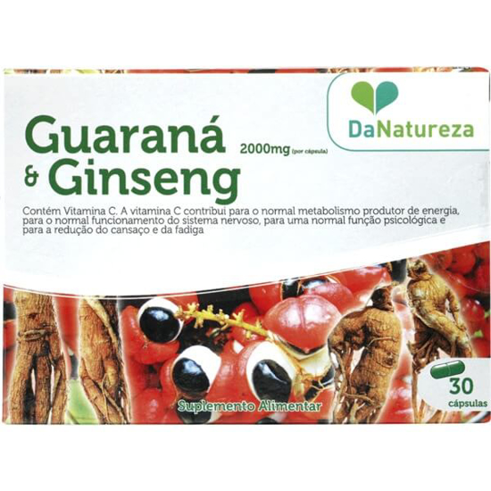 Imagem de Guaraná e Ginseng DA NATUREZA emb.30 cápsulas