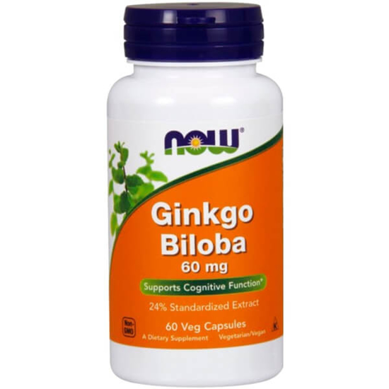 Imagem de Ginkgo Biloba NOW emb.60 cápsulas