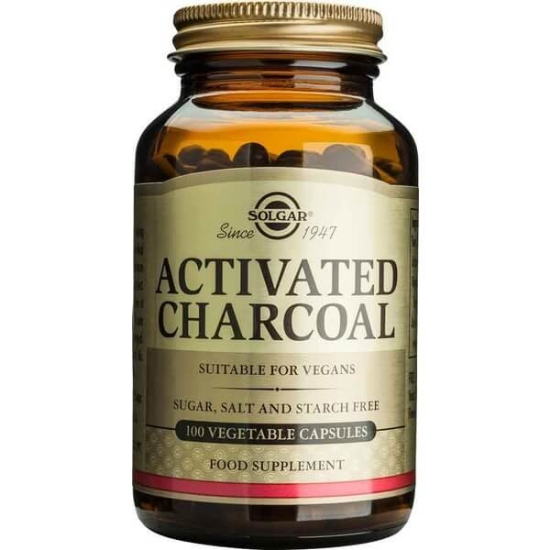 Imagem de Activated Charcoal SOLGAR frasco 100 cápsulas