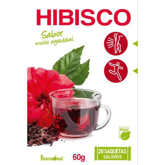 Imagem de Chá de Hibisco com Stevia FHARMONAT emb.20 unidades